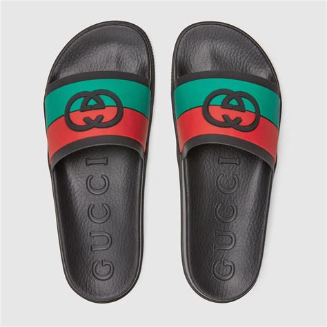 gucci.mens slides|men's Gucci slides on sale.